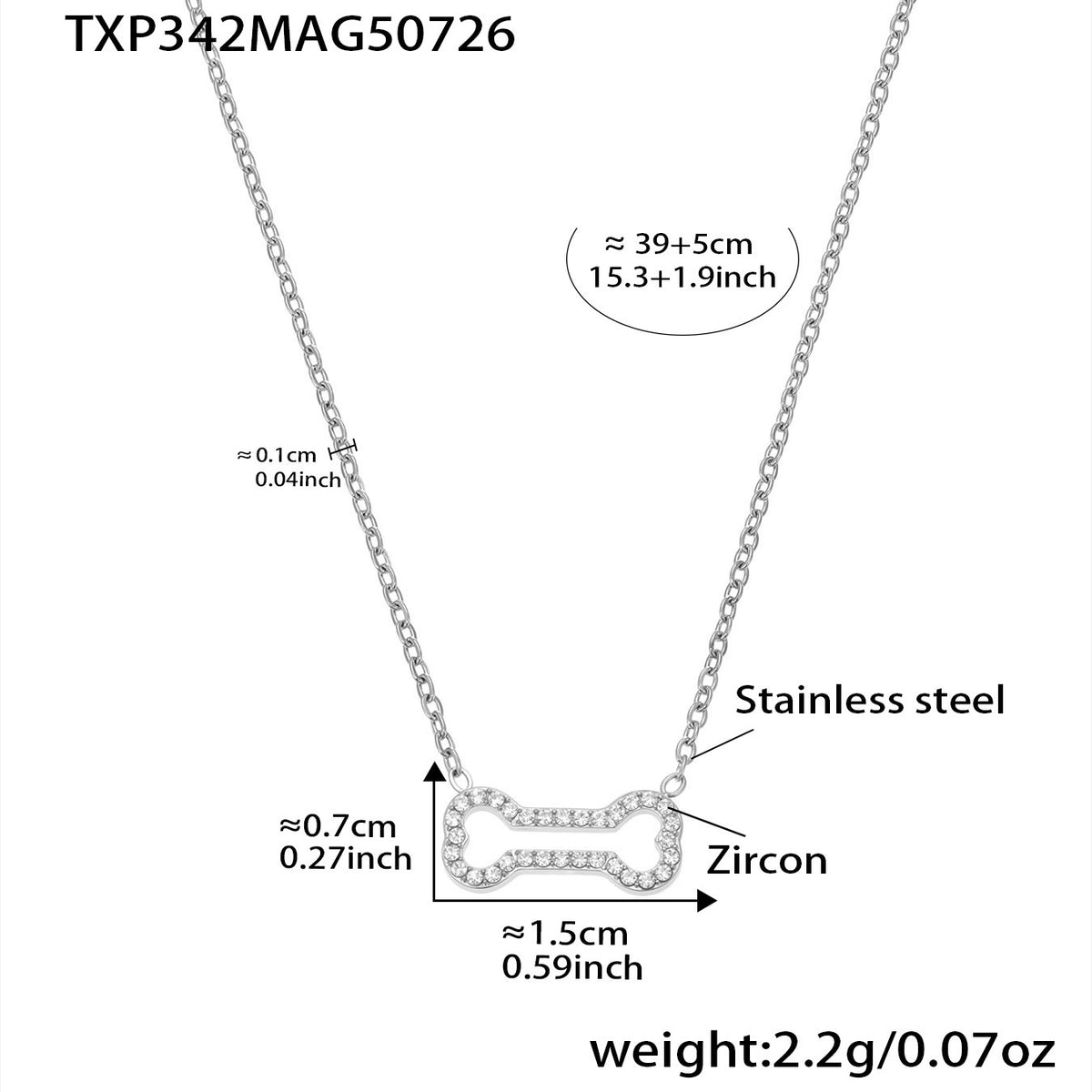 B廠-5A鋯石小辣椒骨頭疊戴鎖骨鏈輕奢氣質手鍊鈦鋼保色女士套裝「TXP342」25.08-1