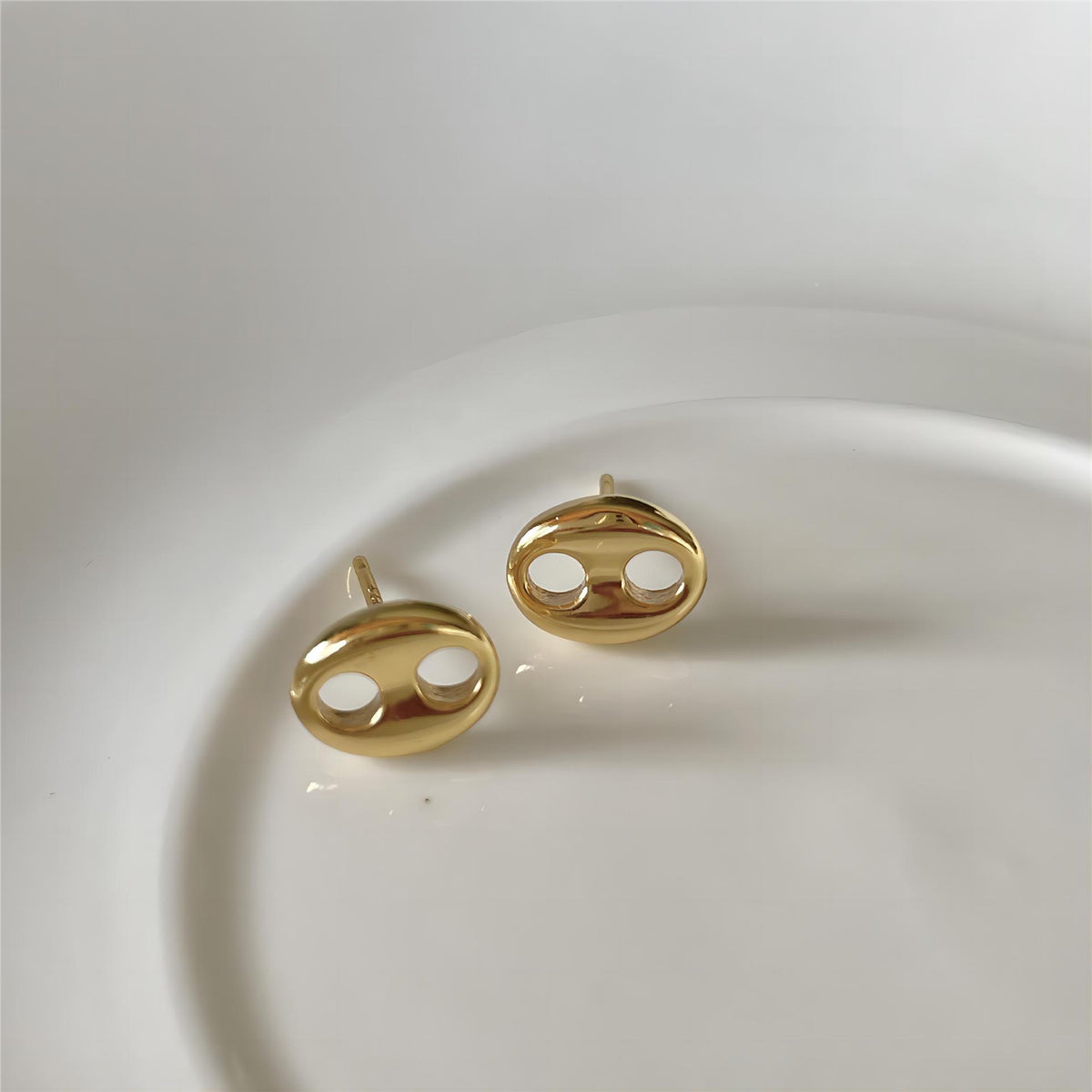 F廠-韓國韓版925純銀簡日耳釘耳釘簡約時尚氣質ins風耳環「C1204」25.12-2