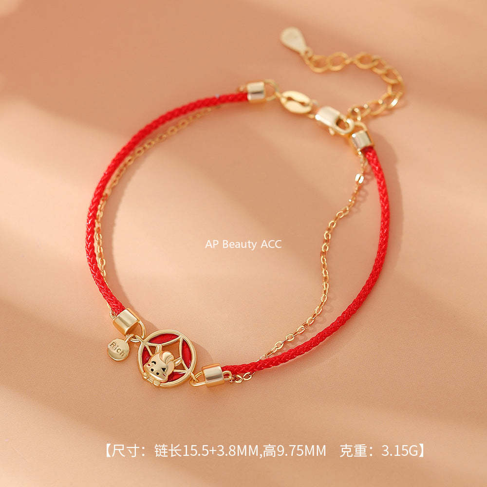 D廠-原創足銀S999財馬耳環本命年手鍊輕奢中式復古生肖馬項鍊首飾「YC10183E_1 YC2702N_1 YC5050SL_1」25.11-4