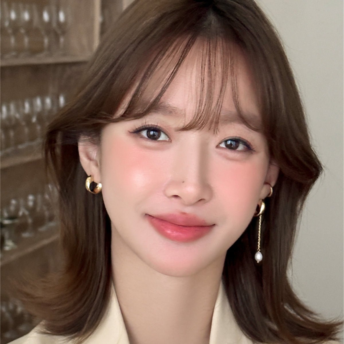 C廠-時尚輕奢風珍珠流蘇耳夾女溫婉氣質百搭甜美無耳洞耳骨夾精緻耳飾「EH-3686」25.06-4