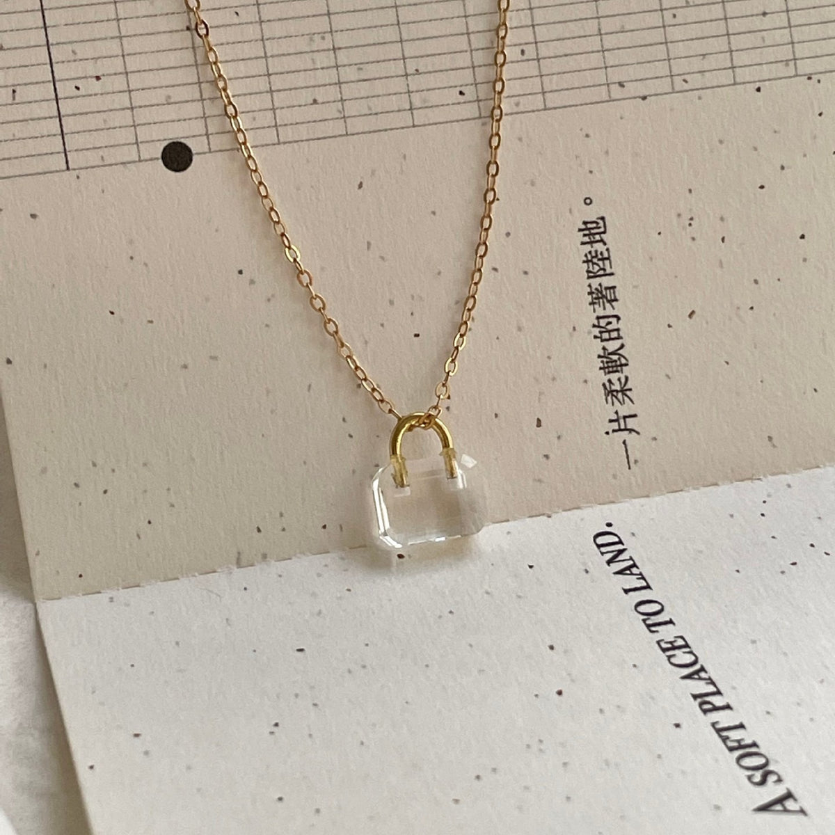 F廠-韓國韓版925純銀鎖頭項鍊簡約氣質百搭ins小紅書項鍊「B1386」25.11-4