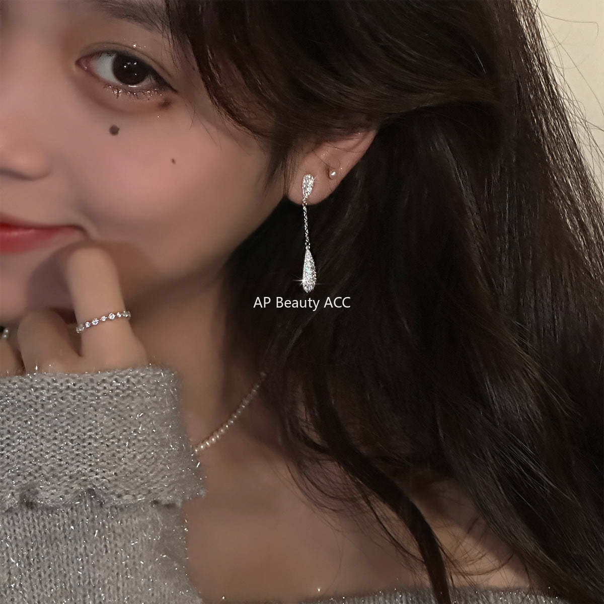 C廠-趙露思許妍同法式長流蘇耳環蚊香盤耳夾耳飾耳釘「EH-2450-SJ」25.12-1