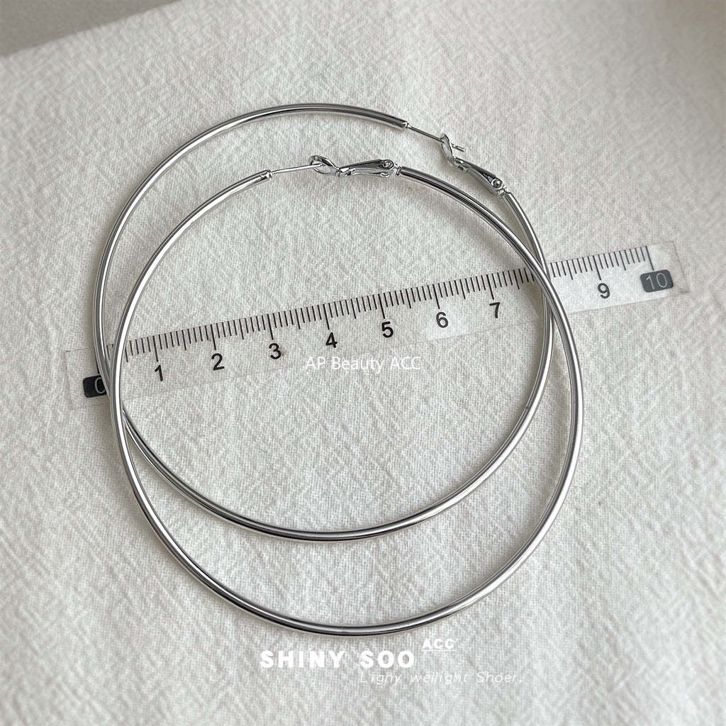 A廠-極簡主義時尚高級感簡約圓圈大耳環個性小眾ins冷淡風耳飾女 工廠「7120-7131」25.11-3