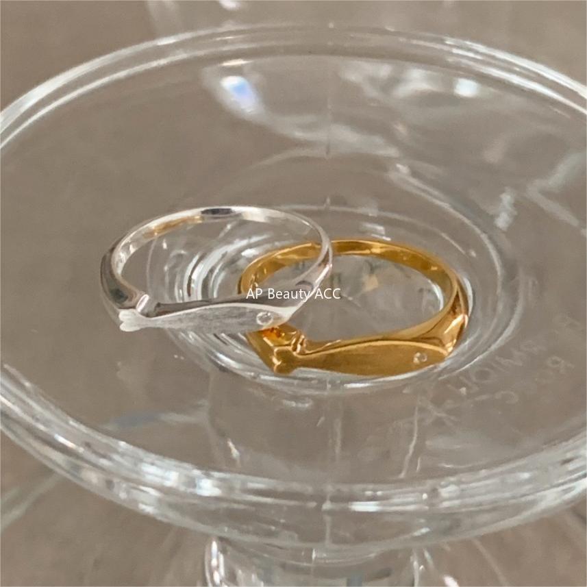 F廠-韓版飾品925純銀拉絲小魚戒指首飾時尚百搭INS戒指指環「J1898」25.12-2