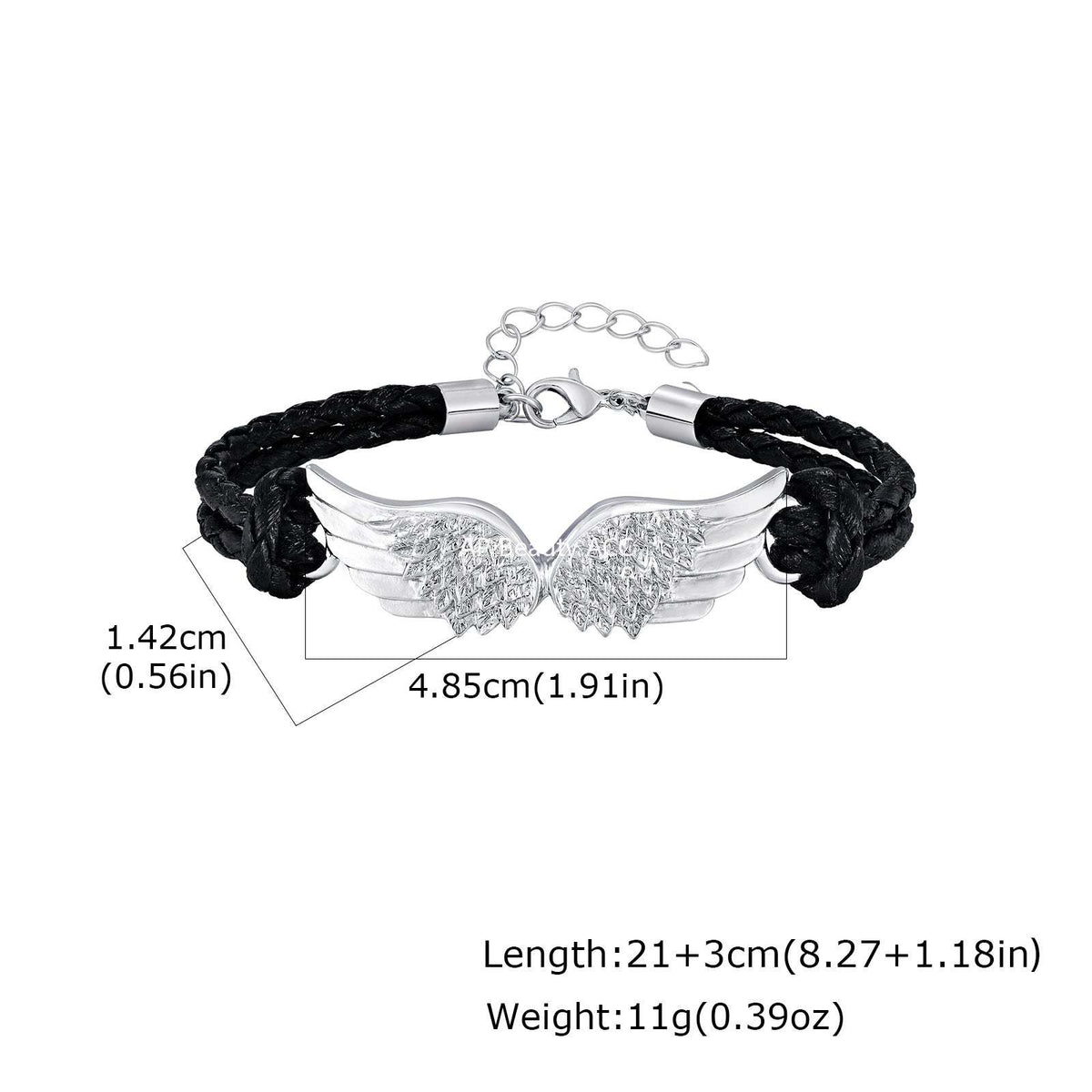 G廠-男士酷颯個性手鍊皮繩合金配件三層黑PU皮手鐲鋼色「BL-823S」25.12-3