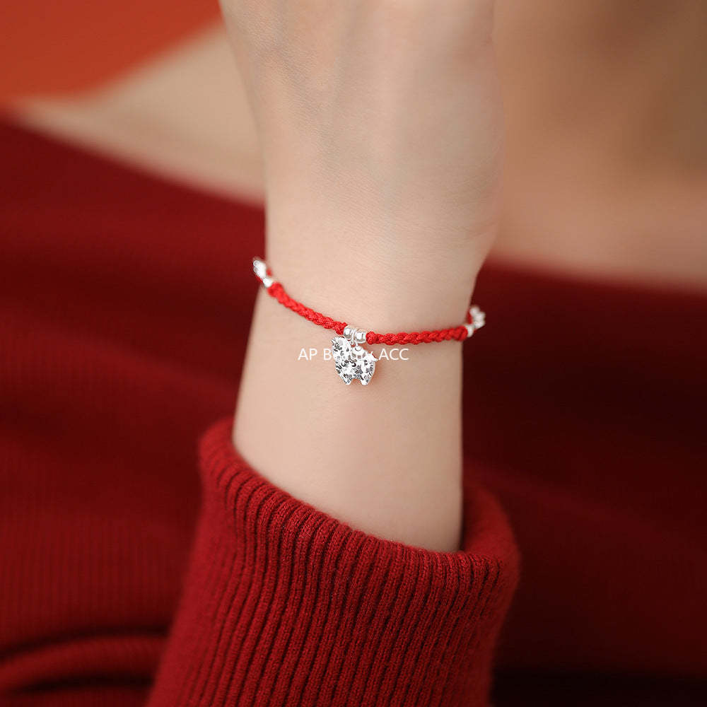 D廠-原創純銀S925本命年小馬手鍊馬躍金輝元寶銅錢生肖馬輕奢新中式「YC4382SL_1」25.12-2