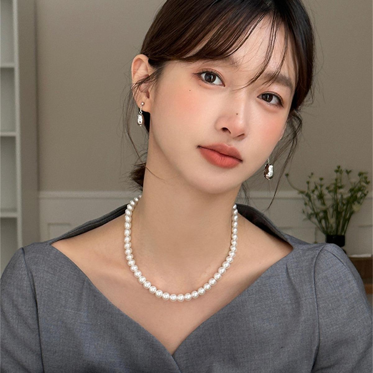 C廠-歐美時尚新款冷淡風不對稱水滴耳釘女輕奢小眾百搭氣質銀針耳飾「EH-3435」25.03-4