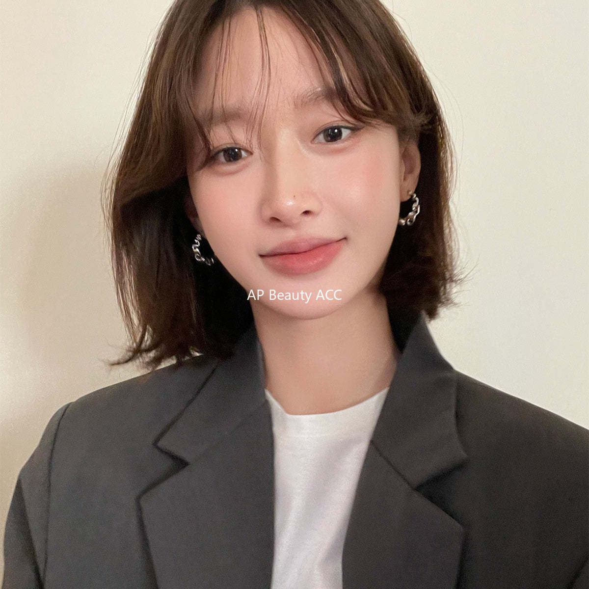 C廠-歐美ins風不規則皺摺耳夾女小眾不規則高級感無耳洞耳環秋冬耳飾「EJ-59」25.12-1