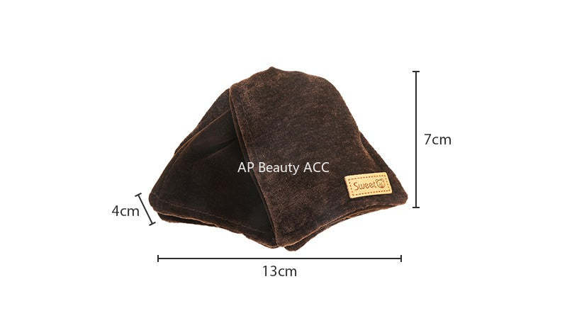 E廠-復古絲絨三角抓夾女高級感2025新款高端後腦勺盤髮大號鯊魚夾髮卡「27750」25.12-1