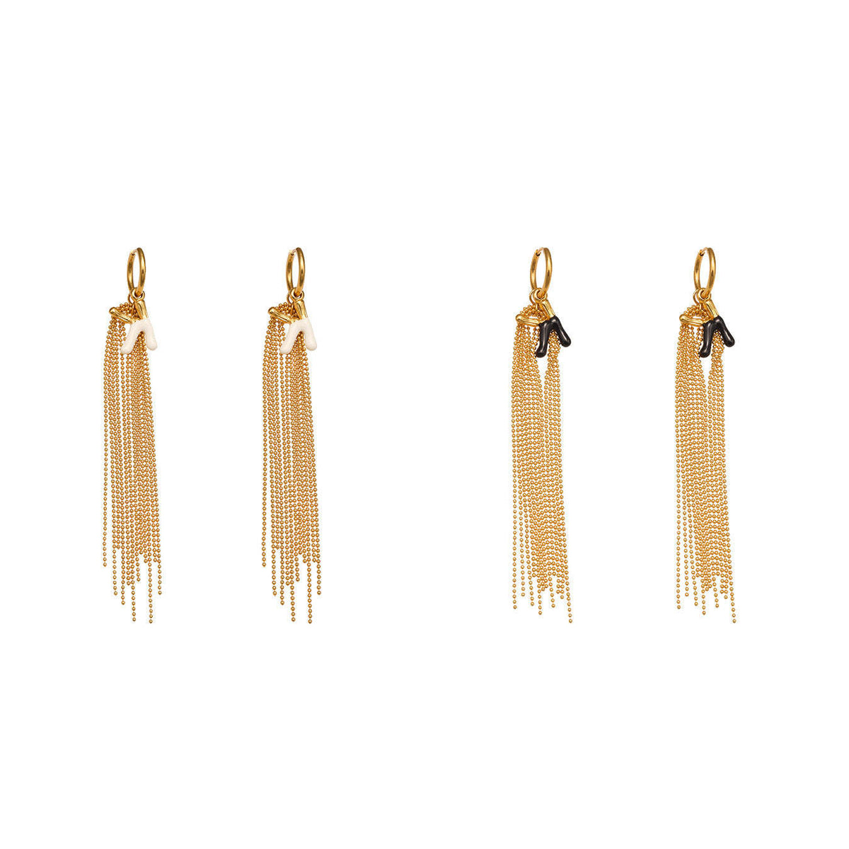 B廠-不鏽鋼K字母滴油流蘇吊墜耳環ins法式潮流個性耳飾鍍18k金「F116」25.10-5