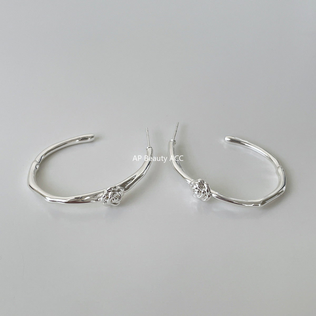 C廠-輕奢高級感玫瑰花耳釘女誇張港風大耳環森系精緻時尚氣質秋冬耳飾「EH-4138」25.11-2