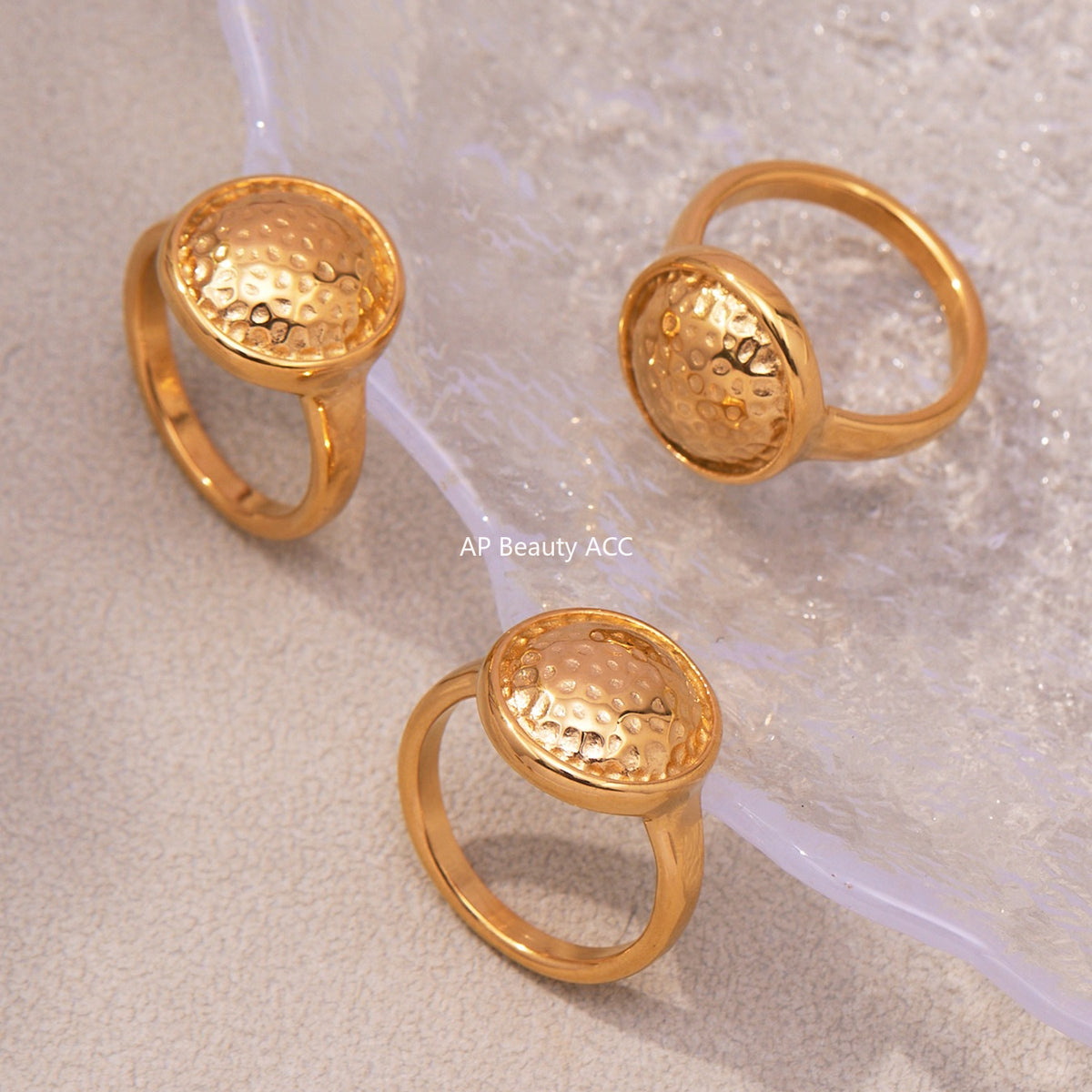 B廠-跨境熱賣新款不鏽鋼方型5A鋯石開口戒指ins風簡約百搭指環「A394-A389」25.11-2