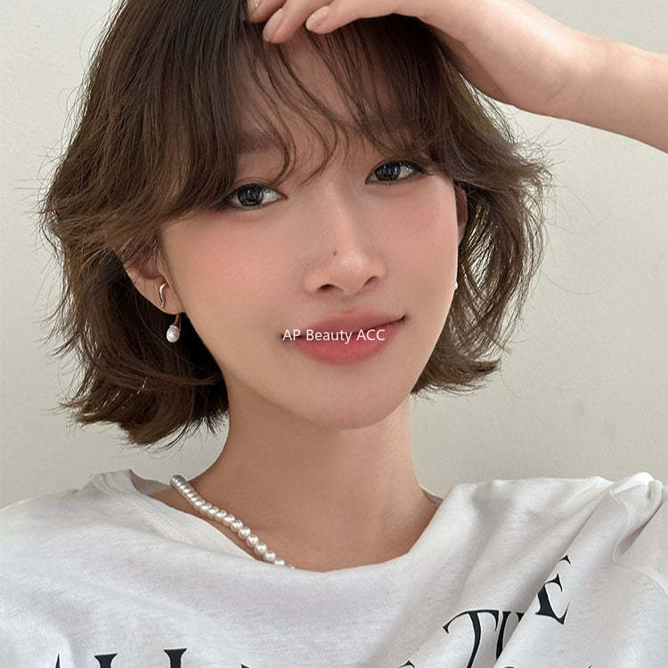 C廠-高級感精緻百搭顯氣質珍珠耳環女網紅同款甜美風銀針耳扣通勤耳飾「EH-4337」25.12-3