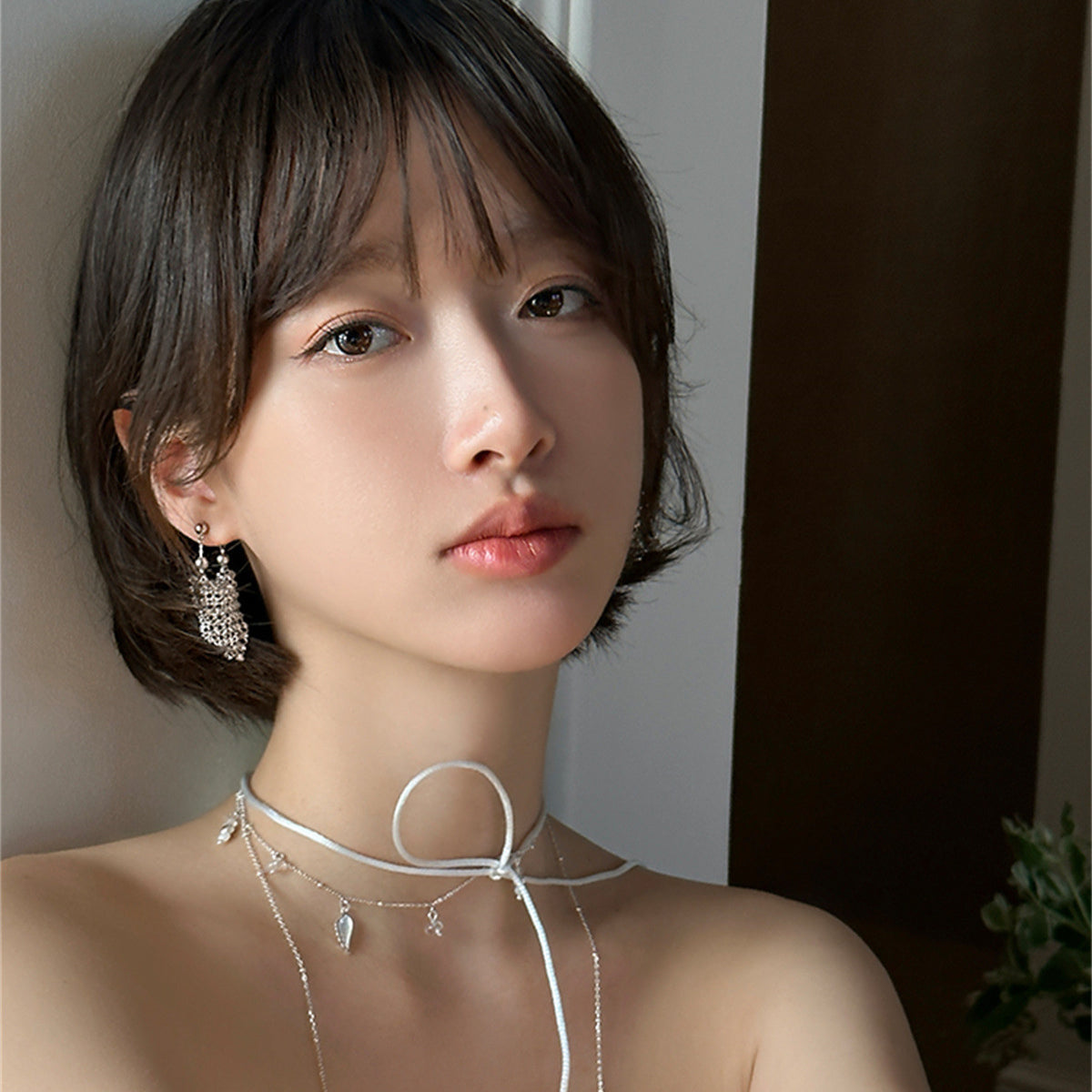 C廠-時尚輕奢亮片流蘇耳環女輕奢歐美潮流誇張氣質耳環高級感小眾耳飾「EH-3881」25.09-2