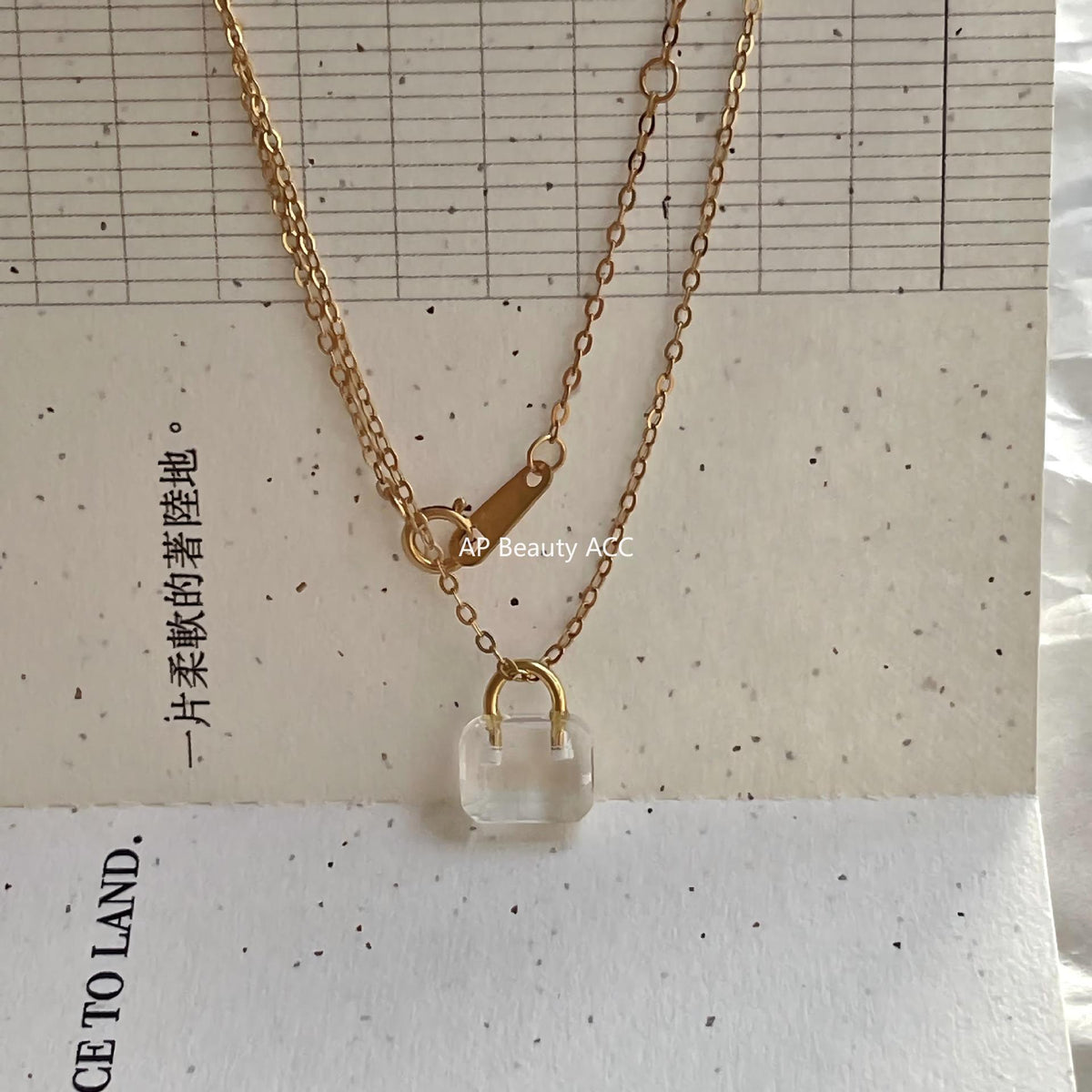 F廠-韓國韓版925純銀鎖頭項鍊簡約氣質百搭ins小紅書項鍊「B1386」25.11-4