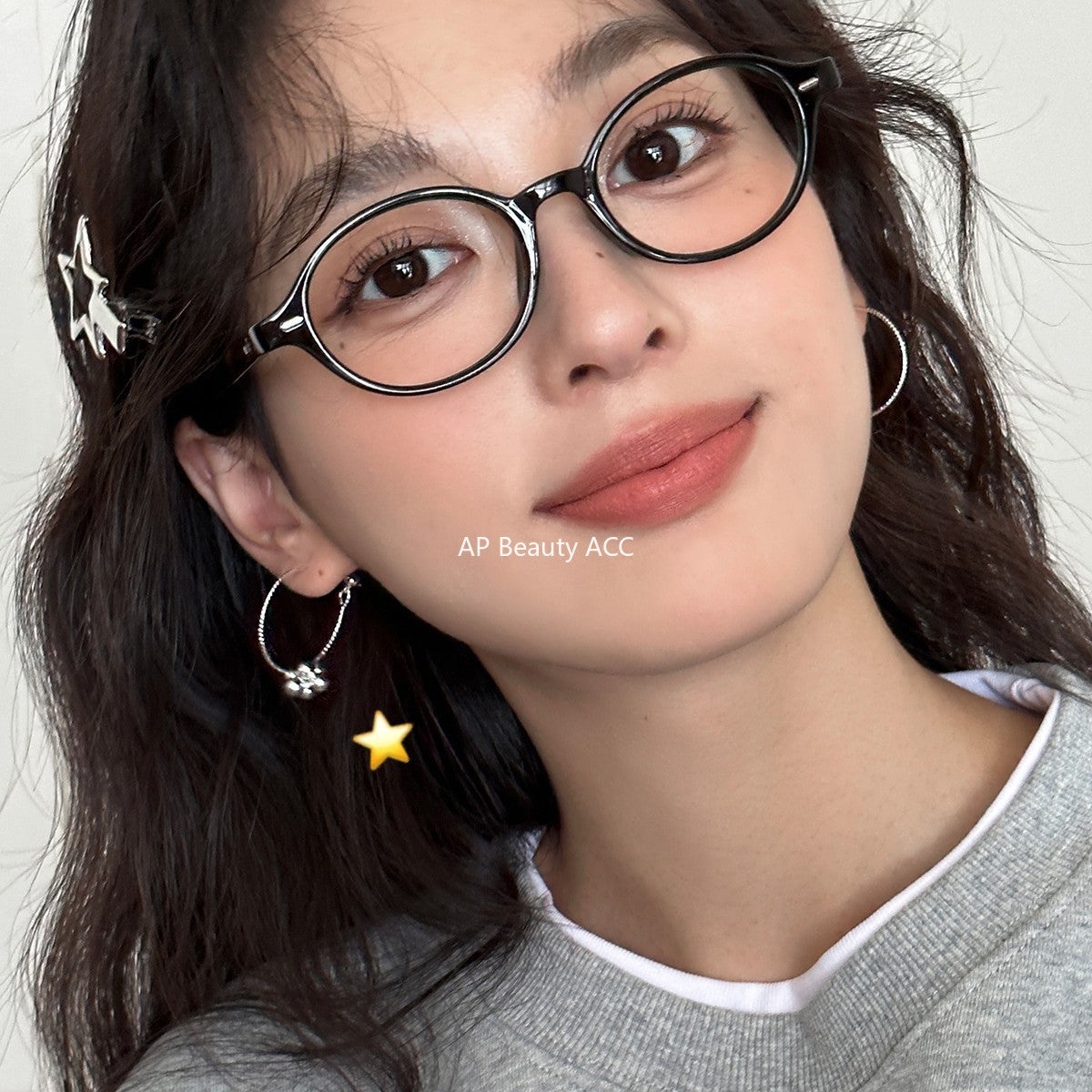 C廠-韓系圓珠小花球耳圈女高級感顯臉小麻花耳環獨特誇張秋冬氣質耳飾「EH-4184」25.11-2