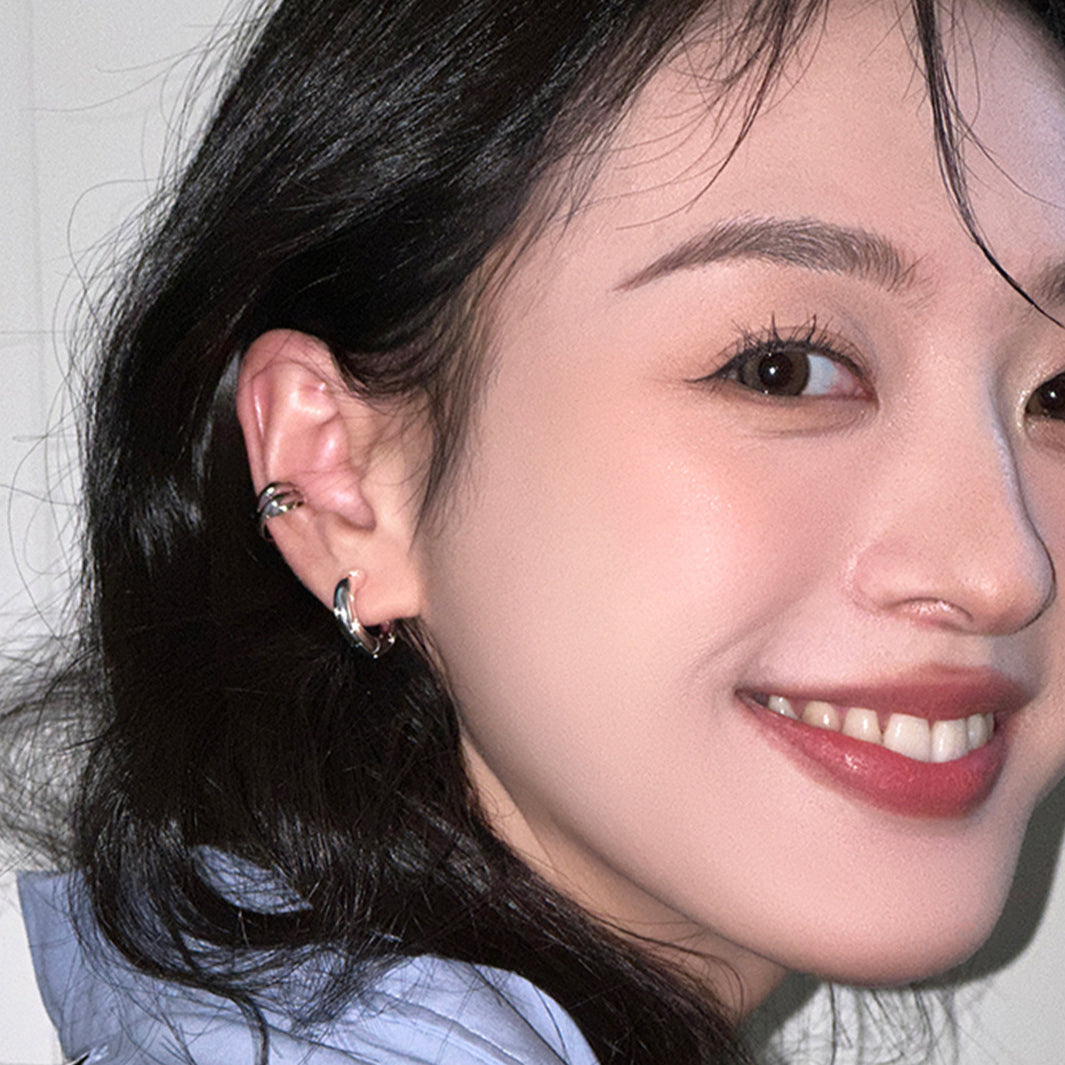 C廠-輕奢個性星星鋯石耳環女簡約百搭氣質銀針耳扣小眾設計高級感耳飾「EH-3616」25.05-5