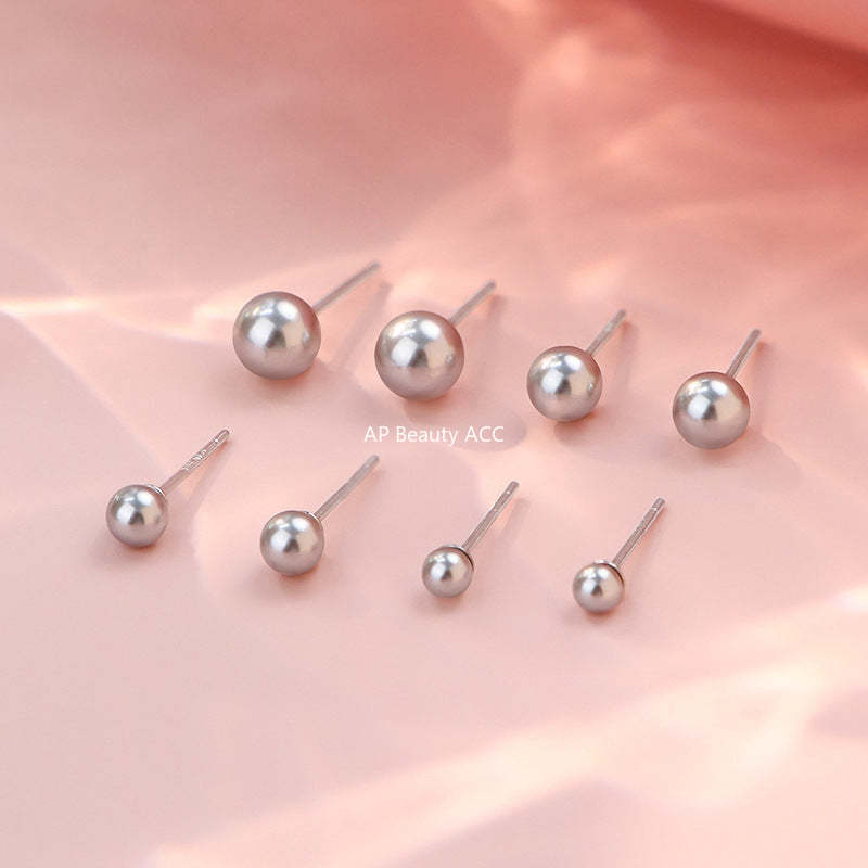 D廠-S999足銀簡約珍珠耳環女輕奢法式復古氣質高級甜美溫柔感耳飾「YC7165E」25.10-4
