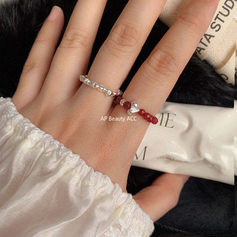 C廠-古風宮廷風葫蘆繡球愛心錢幣大象吉祥淡水珍珠彈力S925純銀戒指「RA」25.11-4