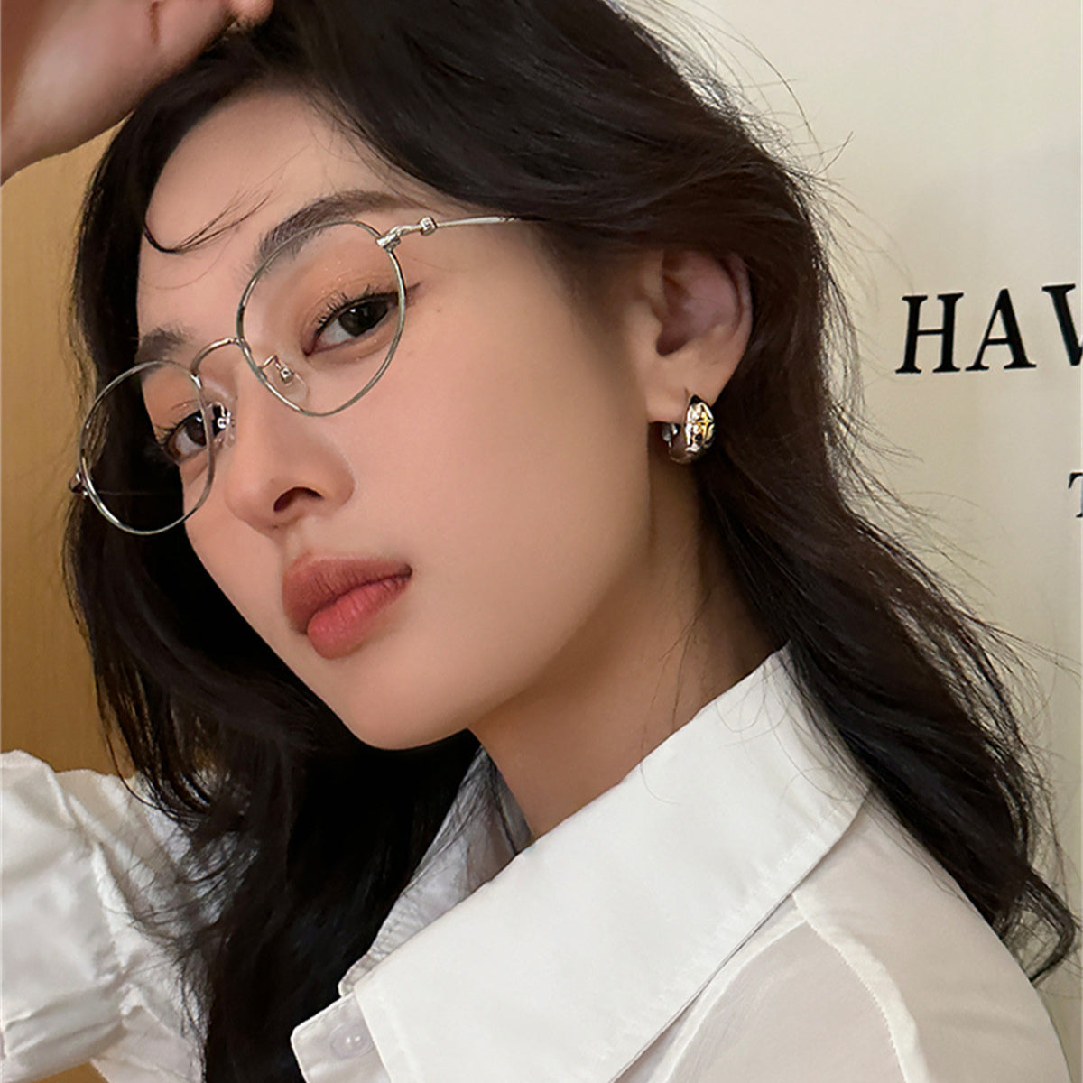 C廠-小眾高級感星芒耳環女簡約個性時尚銀針耳環氣質優雅通勤百搭耳飾「EH-3884」25.08-5