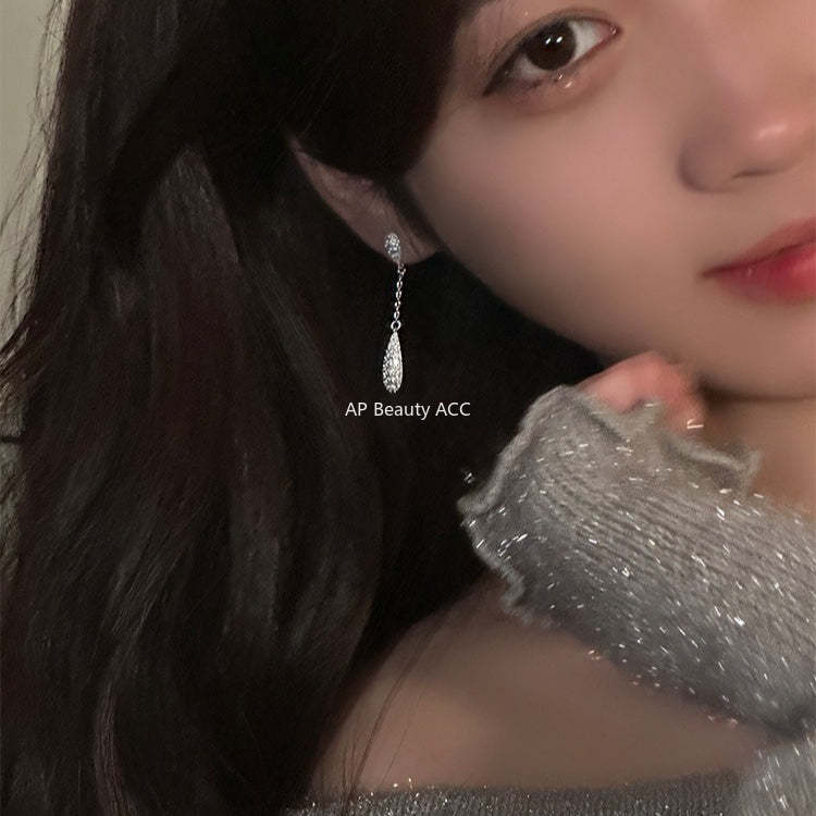 C廠-趙露思許妍同法式長流蘇耳環蚊香盤耳夾耳飾耳釘「EH-2450-SJ」25.12-1