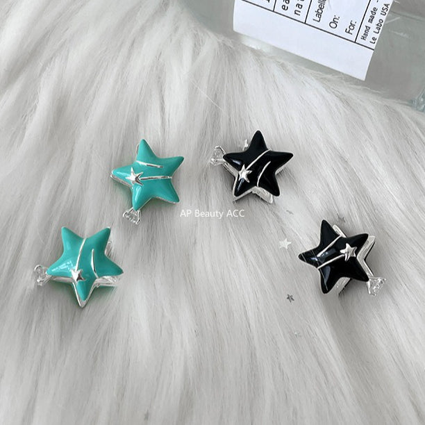 C廠-輕奢度假風滴釉海星耳夾女簡約日常高級感甜酷風耳環精緻百搭耳飾「EH-4115」25.11-2