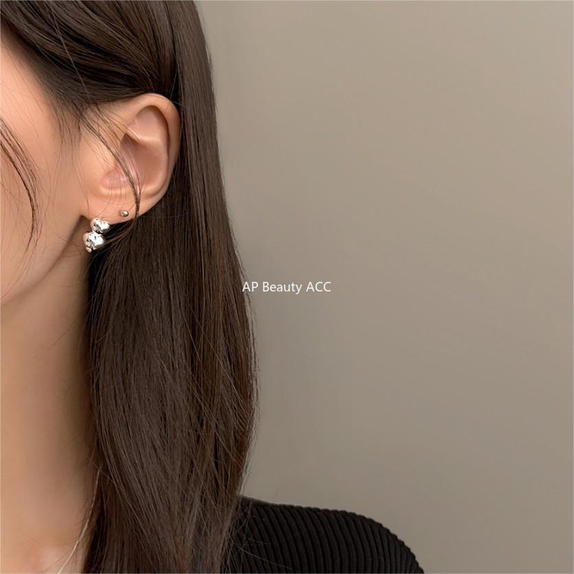 F廠-韓國韓版925純銀愛心耳釘耳扣時尚氣質ins風簡約耳環「C1228」25.10-5