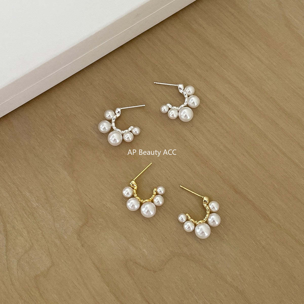 C廠-韓式珍珠耳環女小眾設計高級感氣質時尚ins耳釘大氣輕奢爆款耳飾「EH-4110」25.10-5