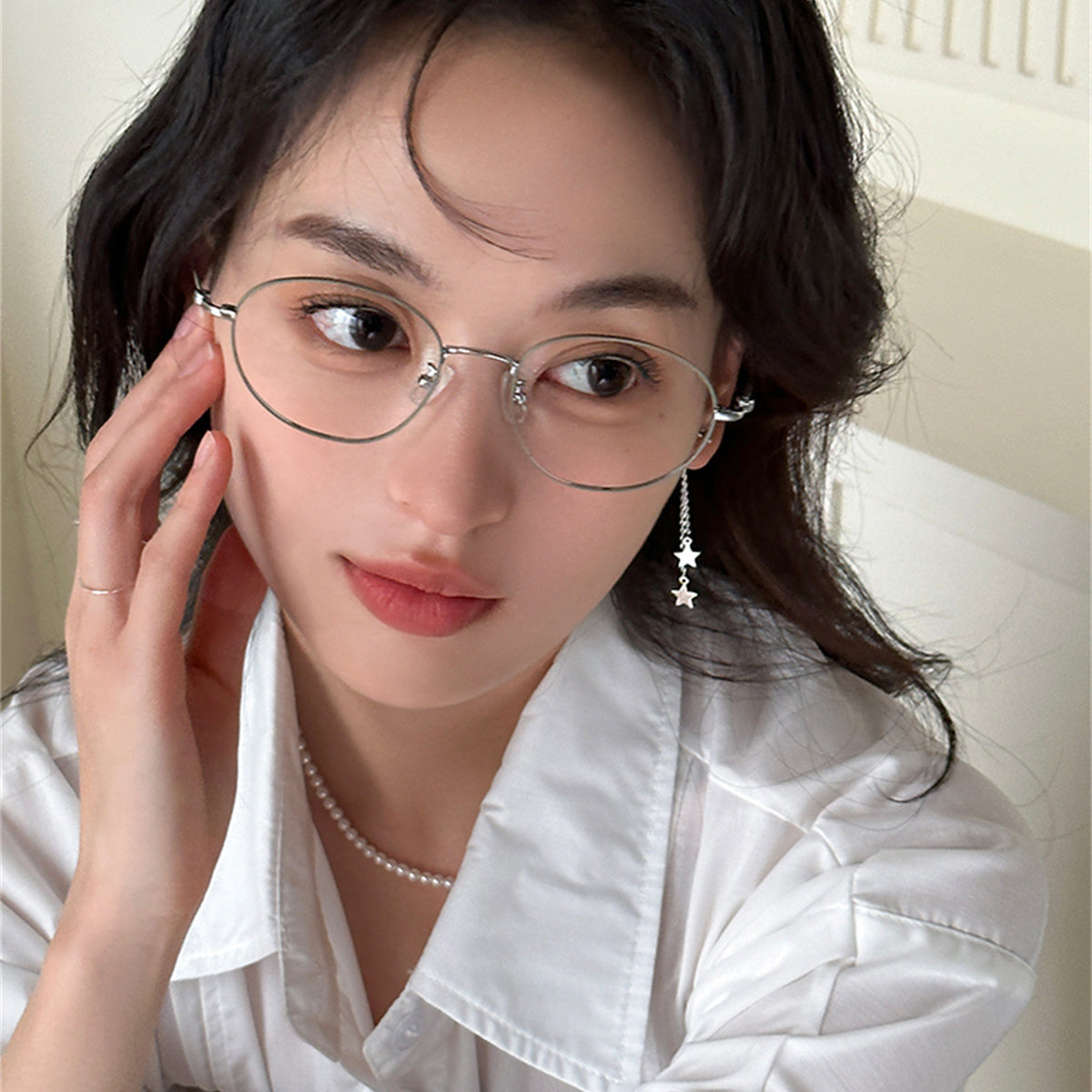 C廠-輕奢時髦星星流蘇耳釘女小眾設計感高級銀針耳環韓版百搭氣質耳飾「EH-3922」25.08-2