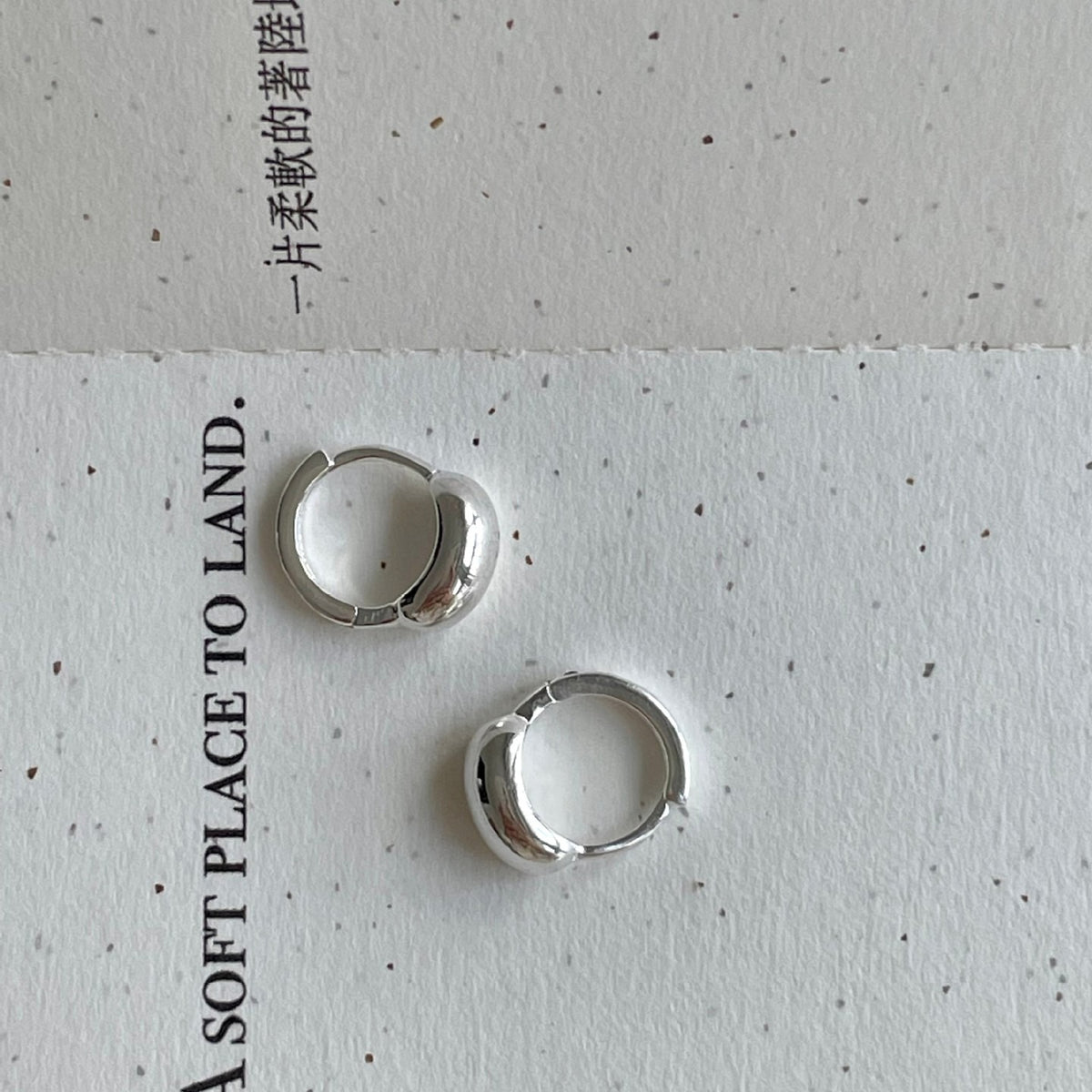 F廠-韓國韓版925純銀弧形耳扣耳環簡約氣質百搭ins風耳飾「C1422」25.11-4