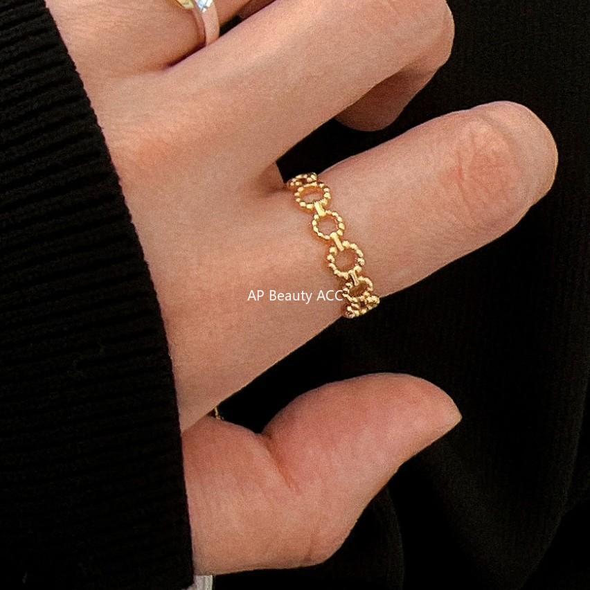 F廠-925純銀韓國韓飾麻花百搭戒指女食指環關節戒子飾品日韓裝飾戒指「J926」25.11-2