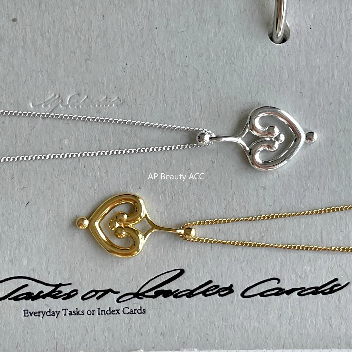 F廠-韓國韓版925純銀愛心項鍊簡約氣質百搭ins小紅書項鍊「B1382」25.11-3