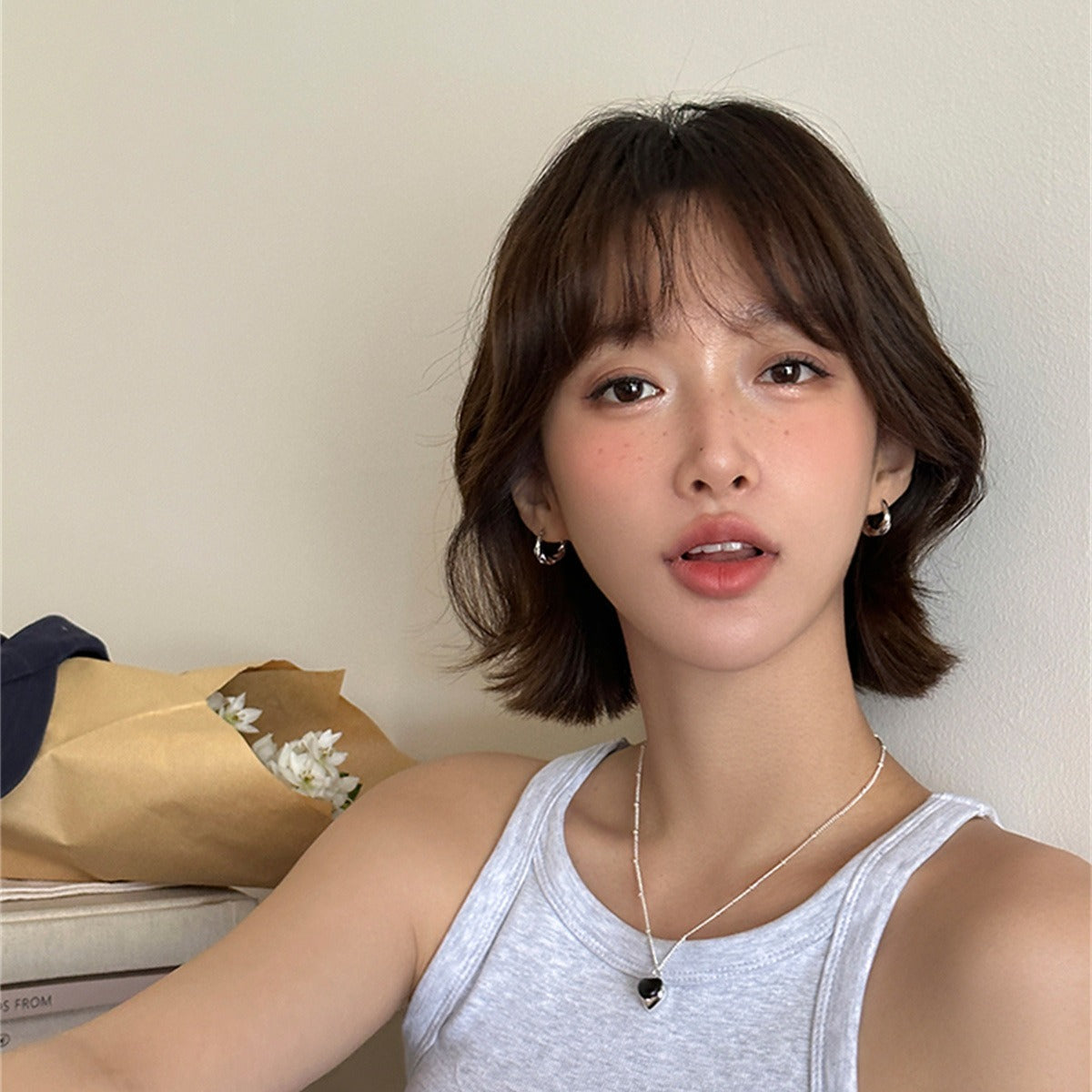 C廠-高級感簡約時尚扭曲素圈耳環女925銀針通勤百搭耳圈輕奢新款耳飾「EH-4024」25.10-2