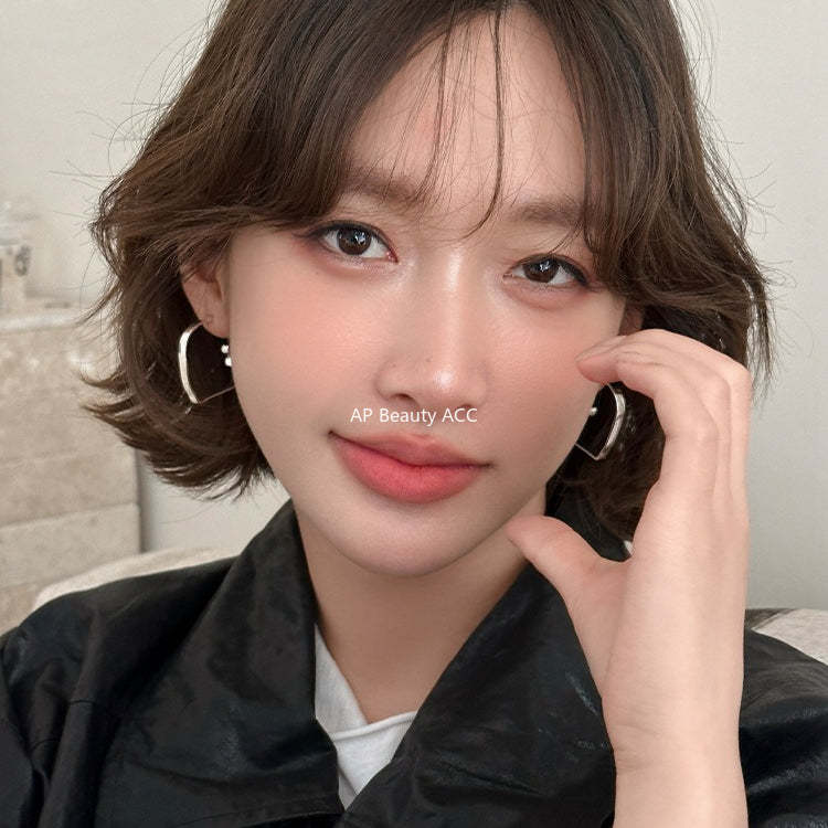 C廠-法式復古簡約愛心耳釘女小眾設計感百搭高級銀針耳環甜美秋冬耳圈「EH-4304」25.11-4