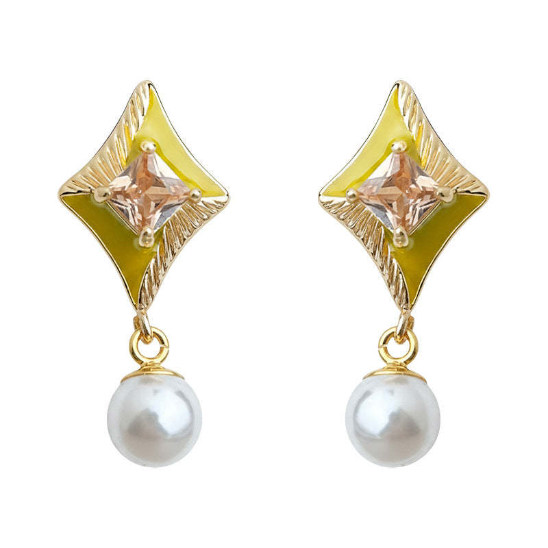 A廠-原創幾何時尚高級感925銀針創意個性新款設計師耳飾工廠耳環 飾品「7216」25.12-3