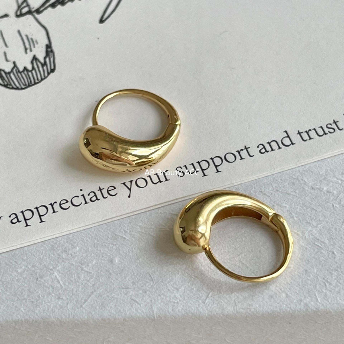 F廠-韓國韓版925純銀水滴耳扣耳釘簡約氣質百搭ins風耳飾「C1416」25.11-1