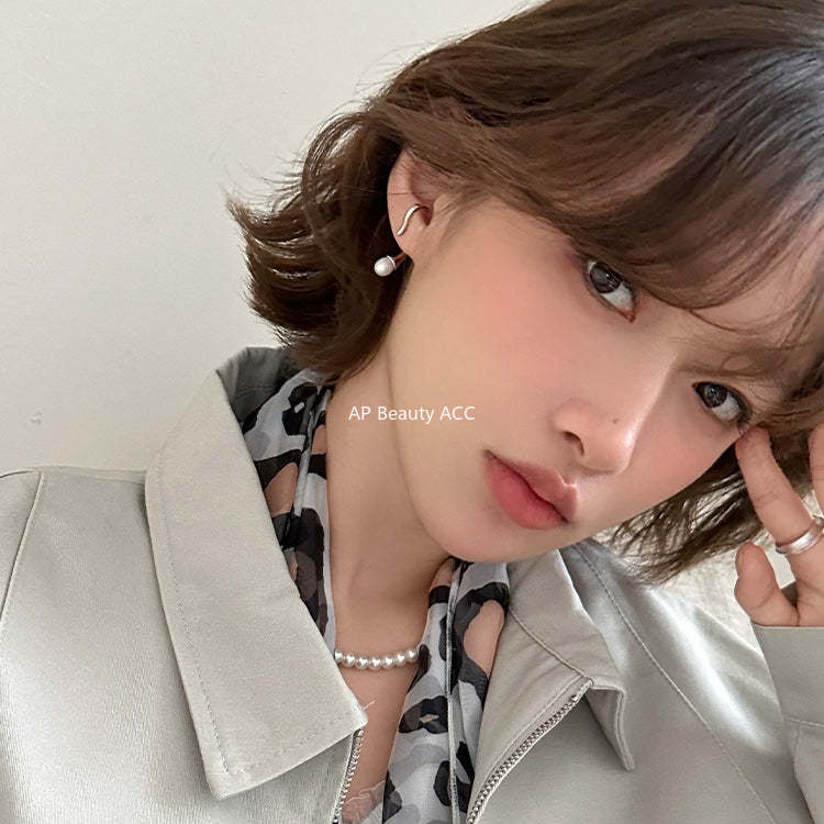 C廠-高級感精緻百搭顯氣質珍珠耳環女網紅同款甜美風銀針耳扣通勤耳飾「EH-4337」25.12-3