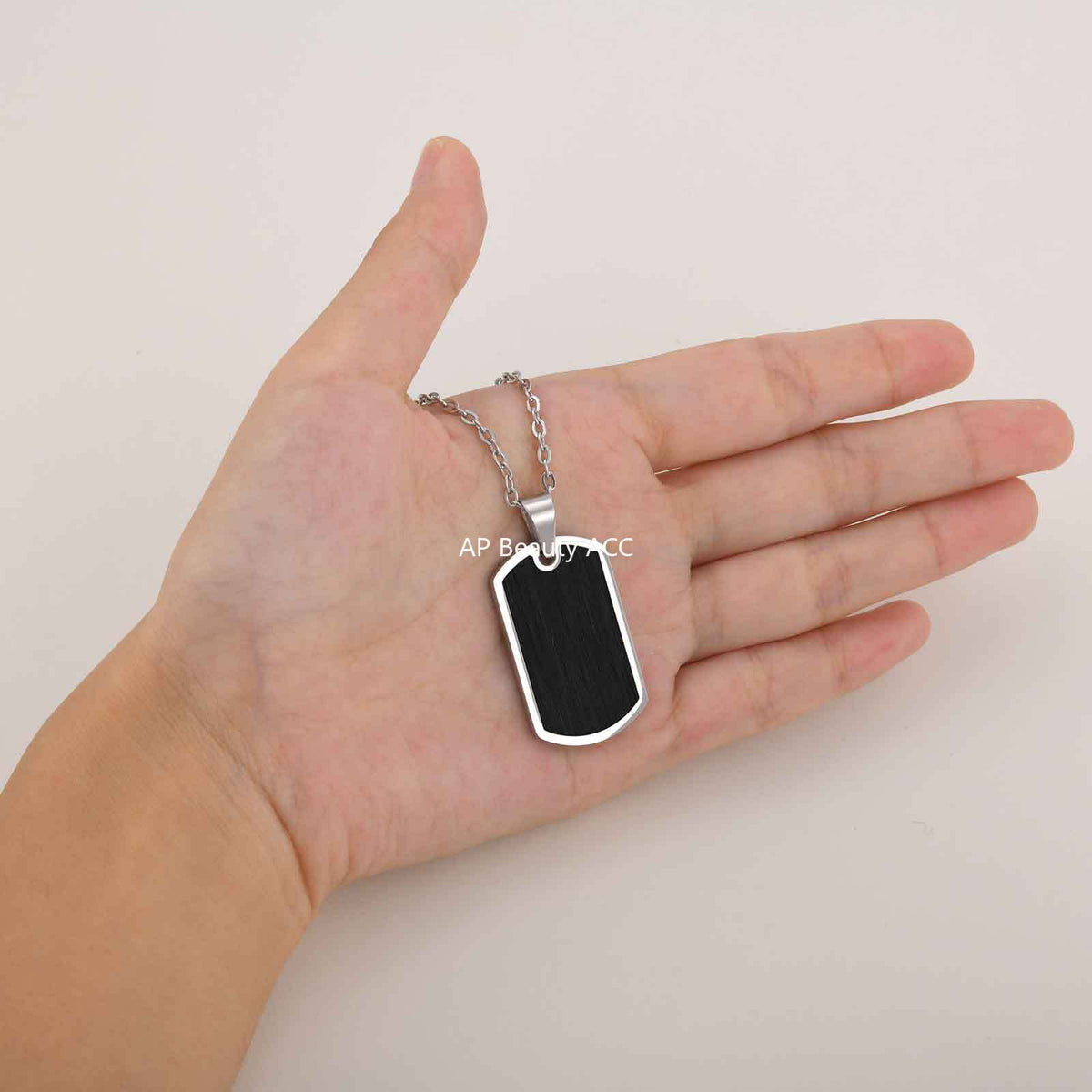 G廠-不鏽鋼大兵身份吊牌狗牌無性別街頭鬆弛感吊墜「PN-2236」25.11-2