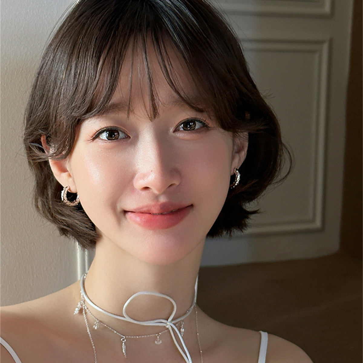 C廠-輕奢氣質超閃星芒鋯石耳環女小眾設計感高級銀針耳圈百搭精緻耳飾「EH-3981」25.08-4