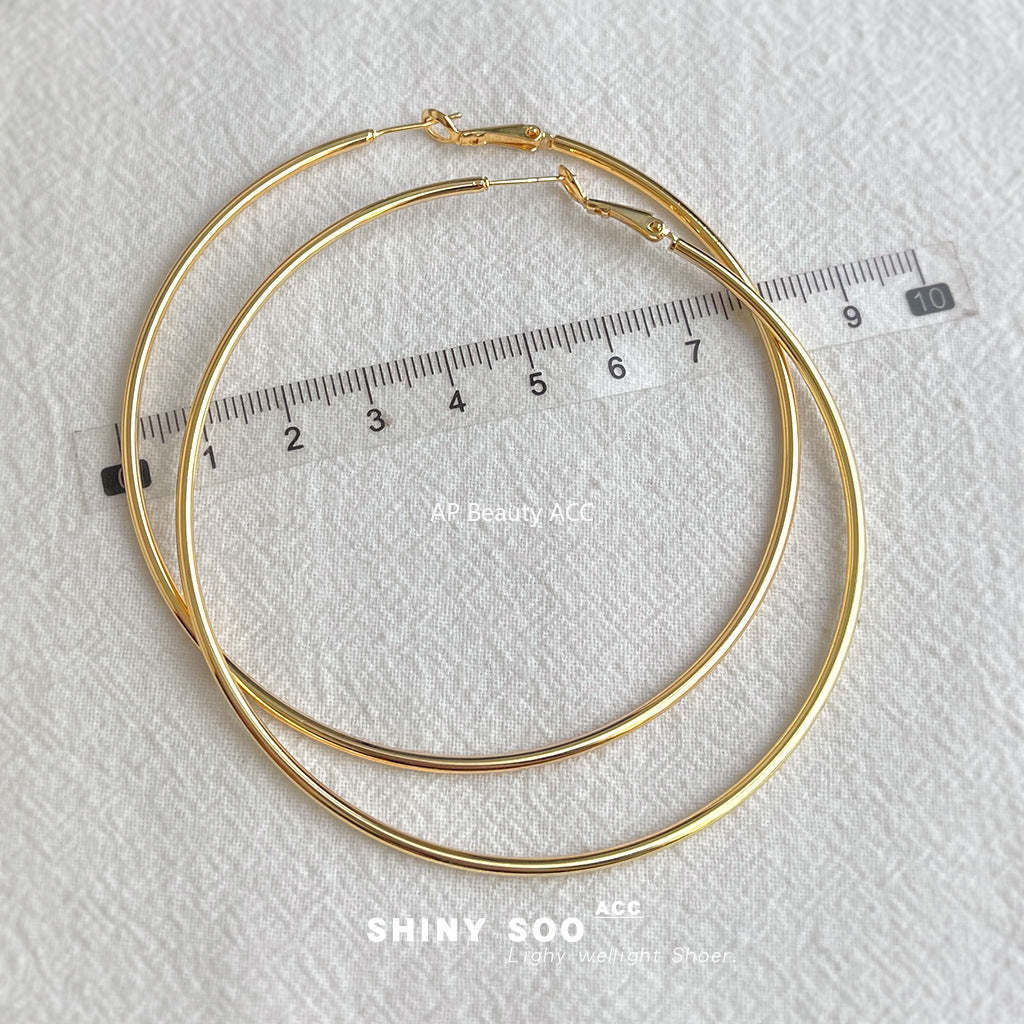 A廠-極簡主義時尚高級感簡約圓圈大耳環個性小眾ins冷淡風耳飾女 工廠「7120-7131」25.11-3