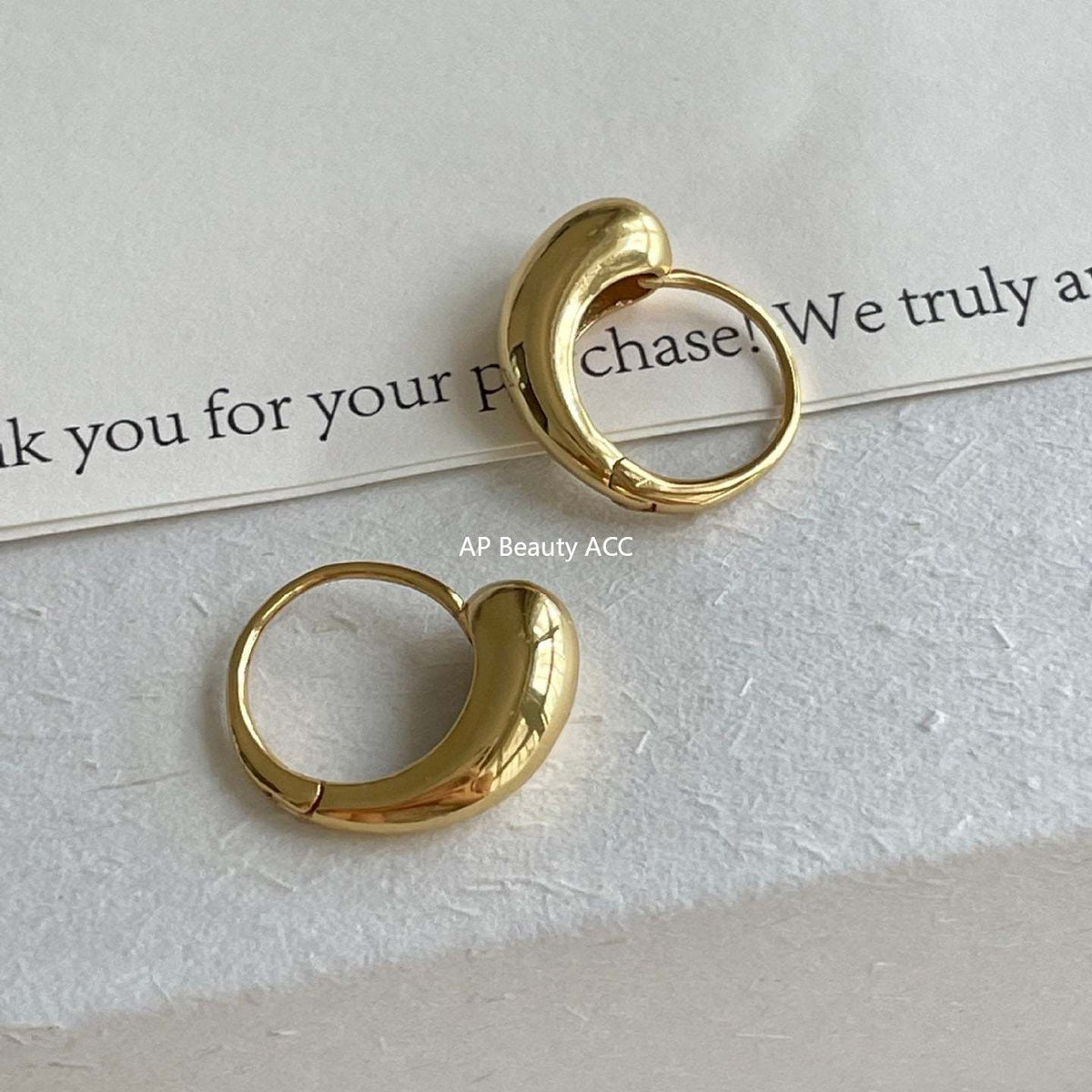 F廠-韓國韓版925純銀水滴耳扣耳釘簡約氣質百搭ins風耳飾「C1416」25.11-1