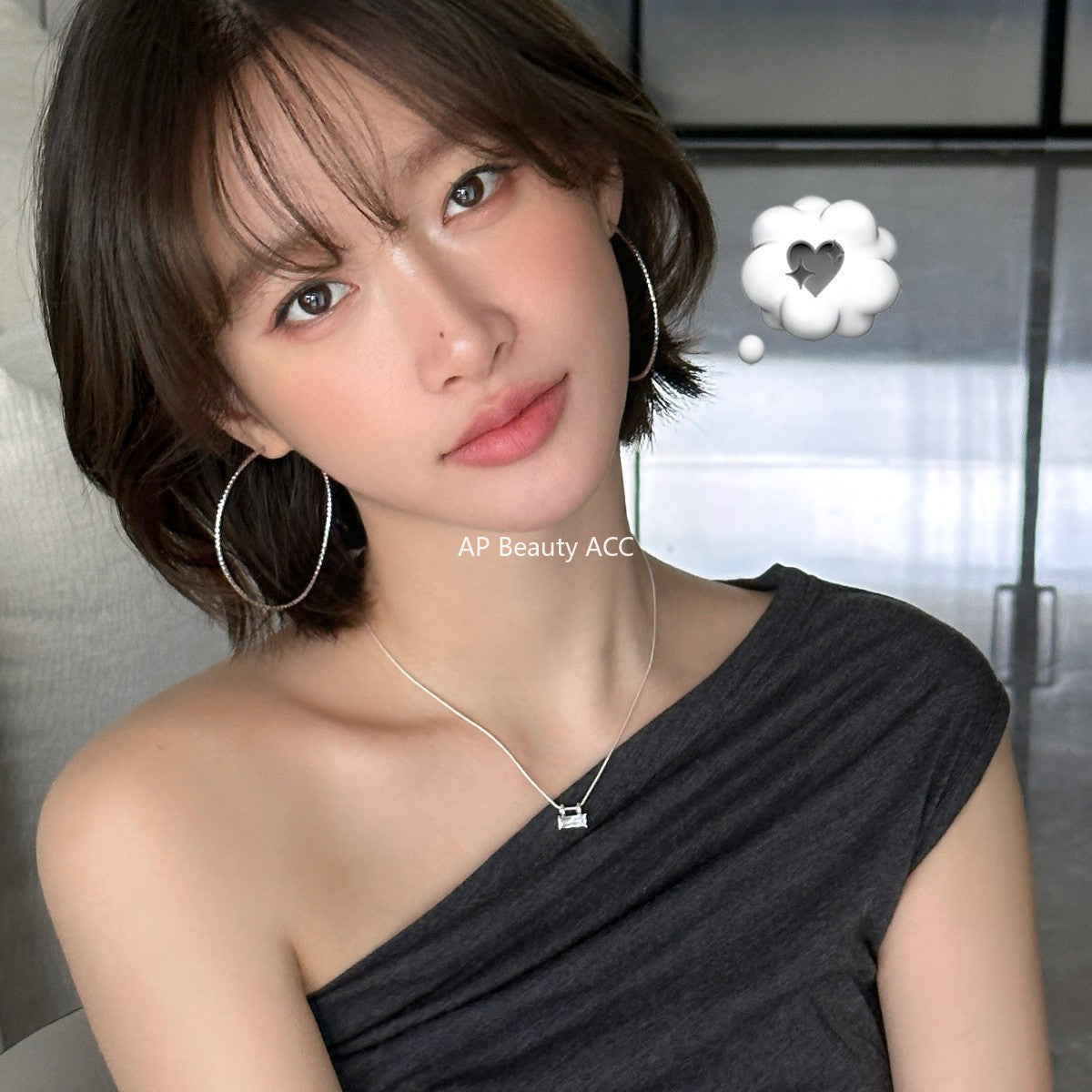 C廠-925銀針港風復古素圈耳環女小眾輕奢高級感耳扣百搭誇張通勤耳飾「EH-4176」25.10-3