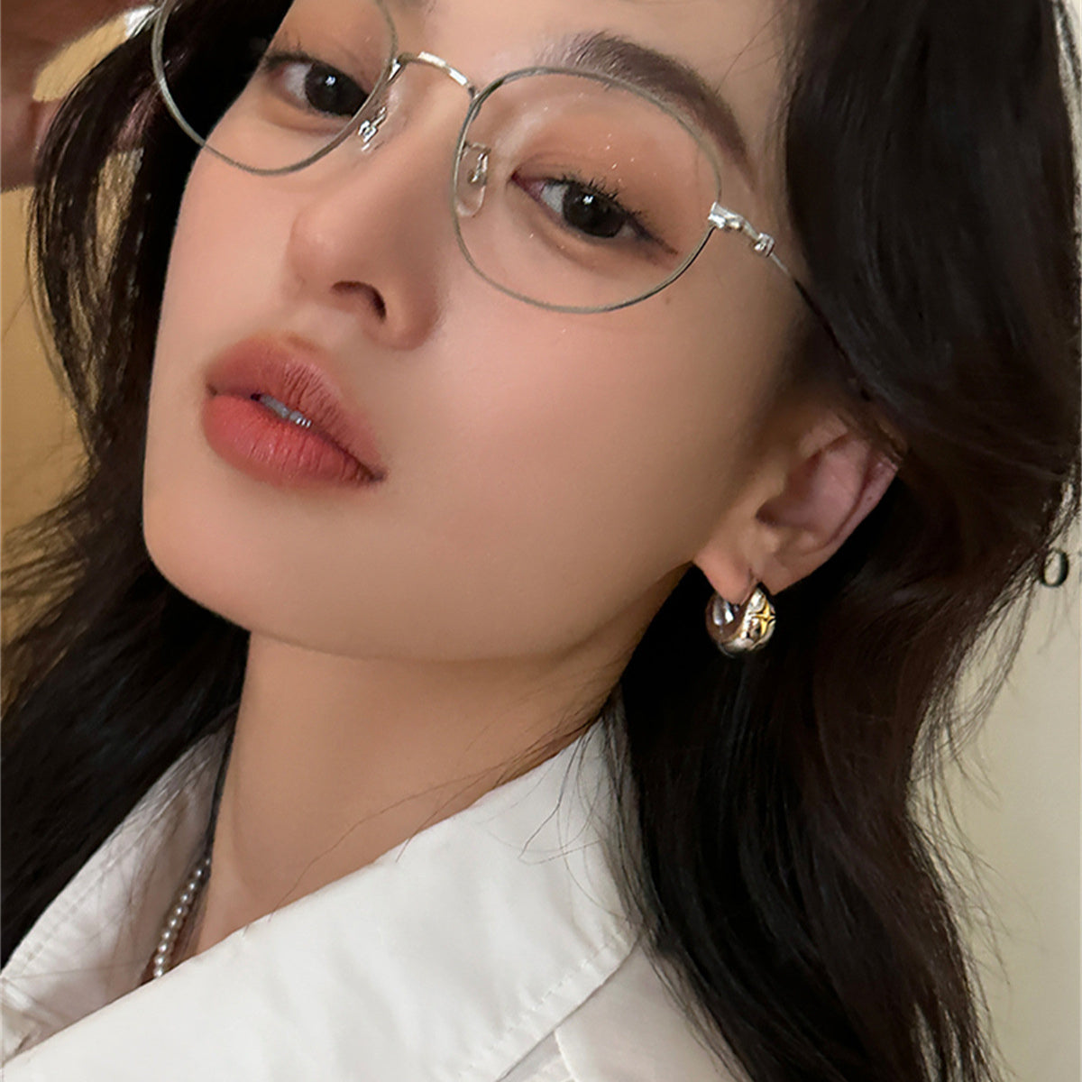 C廠-小眾高級感星芒耳環女簡約個性時尚銀針耳環氣質優雅通勤百搭耳飾「EH-3884」25.08-5