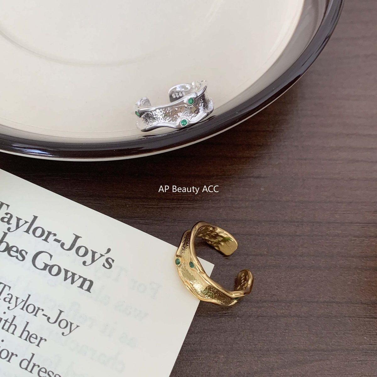 F廠-韓國東大門ins不規則異形S925純銀戒指女銀指環 批發「J1496」25.12-3