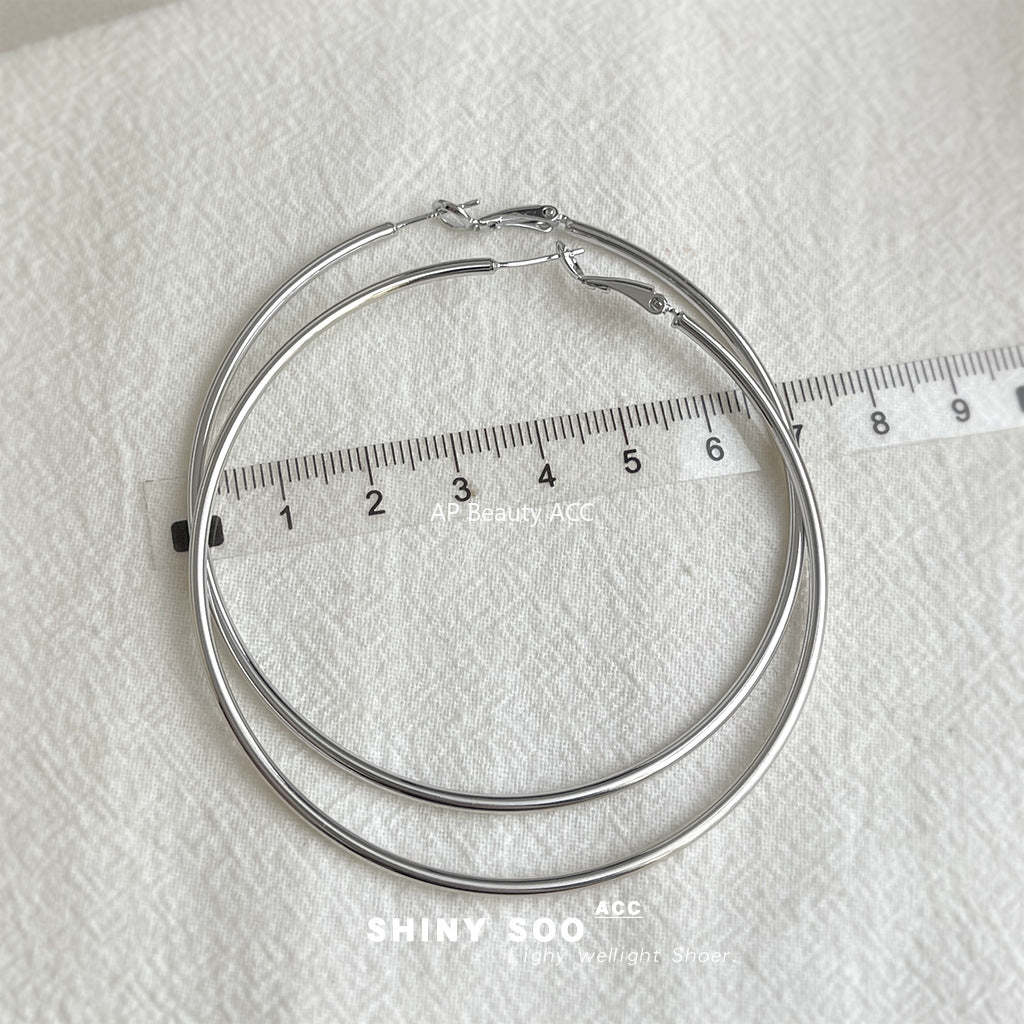 A廠-極簡主義時尚高級感簡約圓圈大耳環個性小眾ins冷淡風耳飾女 工廠「7120-7131」25.11-3