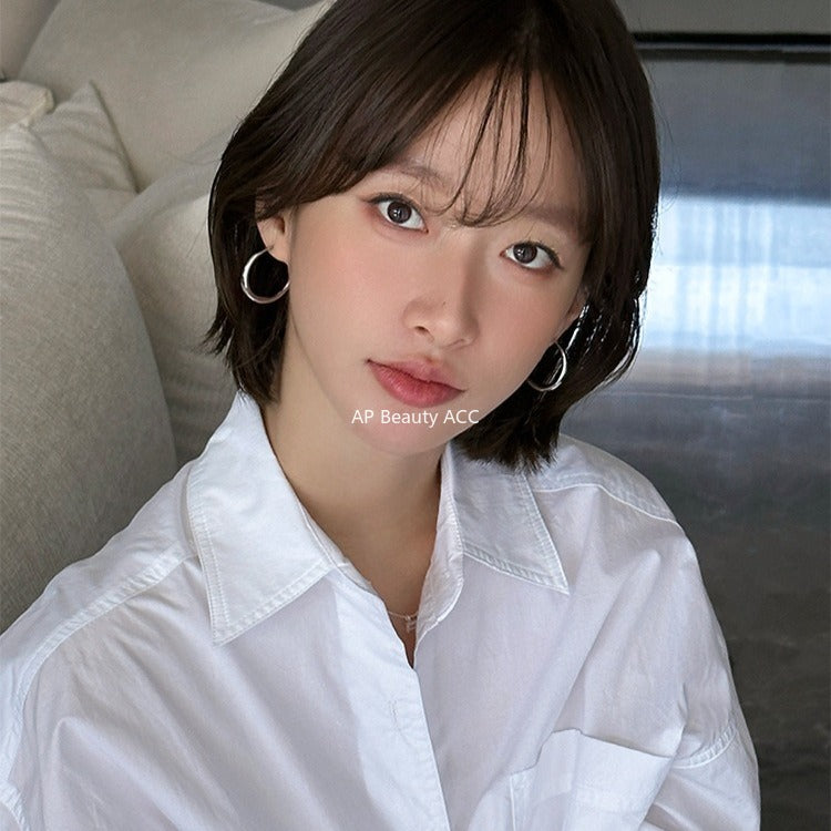 C廠-歐美冷淡風誇張大圓圈耳環輕奢小眾氣質銀針耳釘網紅同款秋冬耳飾「EH-4183」25.11-1