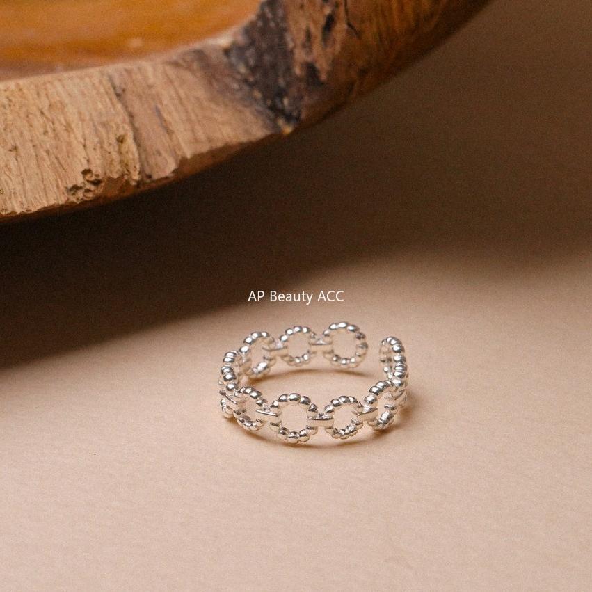 F廠-925純銀韓國韓飾麻花百搭戒指女食指環關節戒子飾品日韓裝飾戒指「J926」25.11-2