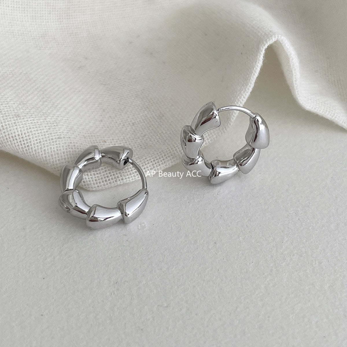 C廠-925銀針經典素圈耳環女ins簡約高級感氣質耳扣輕奢小眾秋冬耳飾「EH-4195」25.11-3