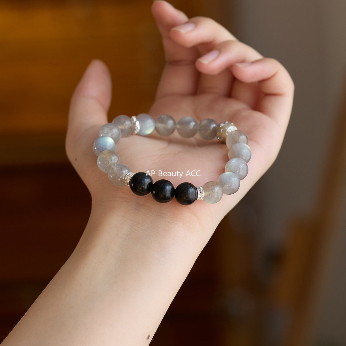 AS廠-黑龍涎合香珠手串天然中藥香灰月光簡約高級感手鍊男女款送禮批發「101X560」25.10-3