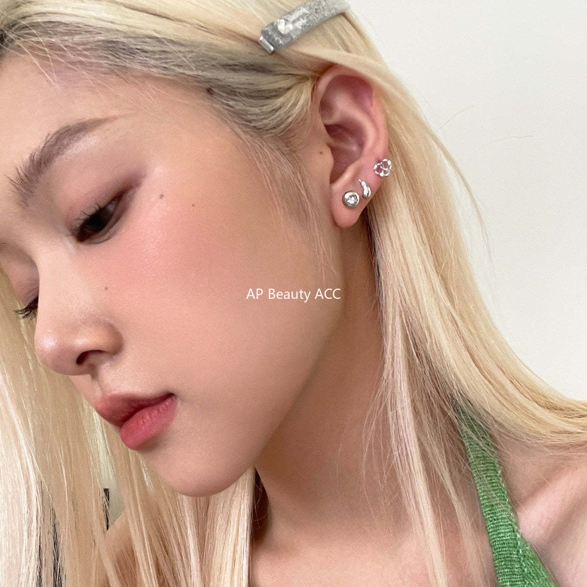 C廠-925銀針蔬菜茄子耳釘女森系小清新獨特牛油果耳環輕奢高級感耳飾「EH-4260」25.11-3